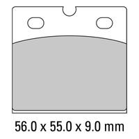 FERODO Brake Disc Pad Set - FDB108 P Platinum Compound - Non Sinter for Road or Competition
