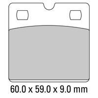 FERODO Brake Disc Pad Set - FDB204 P Platinum Compound - Non Sinter for Road or Competition