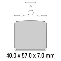 FERODO Brake Disc Pad Set - FDB207 P Platinum Compound - Non Sinter for Road or Competition