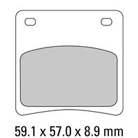 FERODO Brake Disc Pad Set - FDB569 P Platinum Compound - Non Sinter for Road or Competition