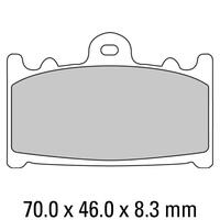 FERODO Brake Disc Pad Set - FDB574 P Platinum Compound - Non Sinter for Road or Competition