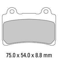 FERODO Brake Disc Pad Set - FDB662 P Platinum Compound - Non Sinter for Road or Competition