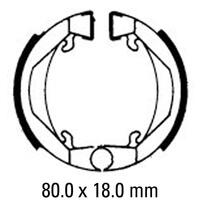 FERODO Brake Shoe Set - FSB712