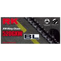 RK CHAIN 520GXW - Black / Gold 120 Link