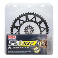 RK CHAIN & SPR KIT - LITE - BLACK - 13/49 RMZ250 13-21