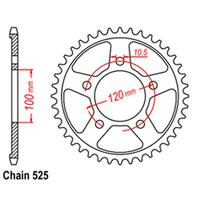 REAR SPROCKET - STEEL 42T 525P