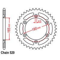 REAR SPROCKET - STEEL 52T 520P