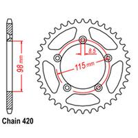 REAR SPROCKET - STEEL 46T 420P