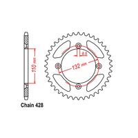 REAR SPROCKET - STEEL 46T 428P