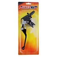 STATES MX CLUTCH PERCH AND LEVER ASSEMBLY - FOLD / FLEX - UNIVERSAL - BLACK