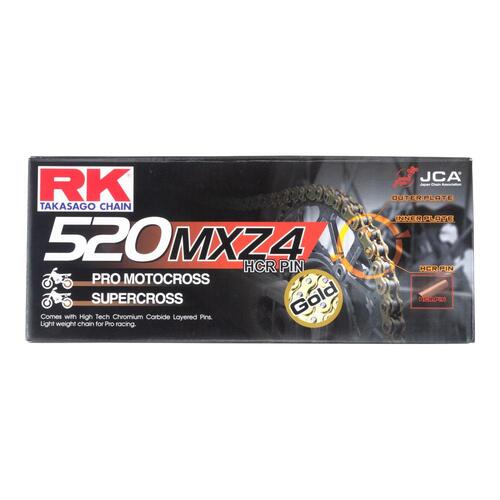 RK CHAIN GB520MXZ - 120 LINK - GOLD