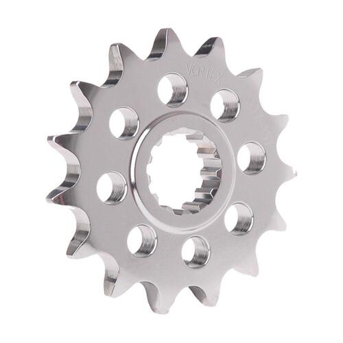 VORTEX STEEL FRONT SPROCKET 520-14T - NICKEL